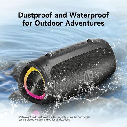 TAZATA Outdoor Speakers Bluetooth Wireless, 90W, Loud