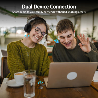 AMORNO USB-C Bluetooth Adapter for PS5, Bluetooth 5.4 Audio Adapter for PC, Plug and Play, Wireless Audio Transmitter for Bluetooth Headphones & Earbuds to PS4/PS5/Switch Dock/PC/Laptop/TV