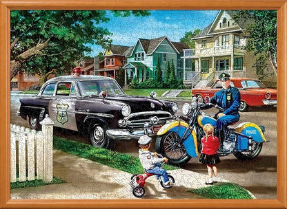 MasterPieces 1000 Piece Jigsaw Puzzle for Adults, Family, or Youth - Neighborhood Patrol - 19.25"x26.75"