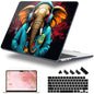 Lepeoac Case for 2026/2025/2024/2023 MacBook Air 15-inch Laptop Release M5 A3448 /M4 A3241 /M3 A3114 /M2 A2941, Stylish Protective Hard Shell Cover for MacBook Air 15.3 inch, Elephant Hoodie