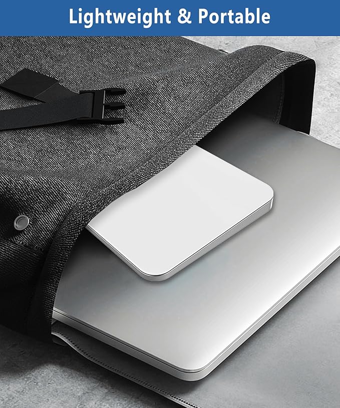 Wireless Trackpad for Mac and Windows - Multi-Touch Surface High Precision Track Pad, Multi-Gesture Touchpad Mouse Compatible with Apple MacBook iMac and Windows 10/11 PC Laptop Desktop Computer