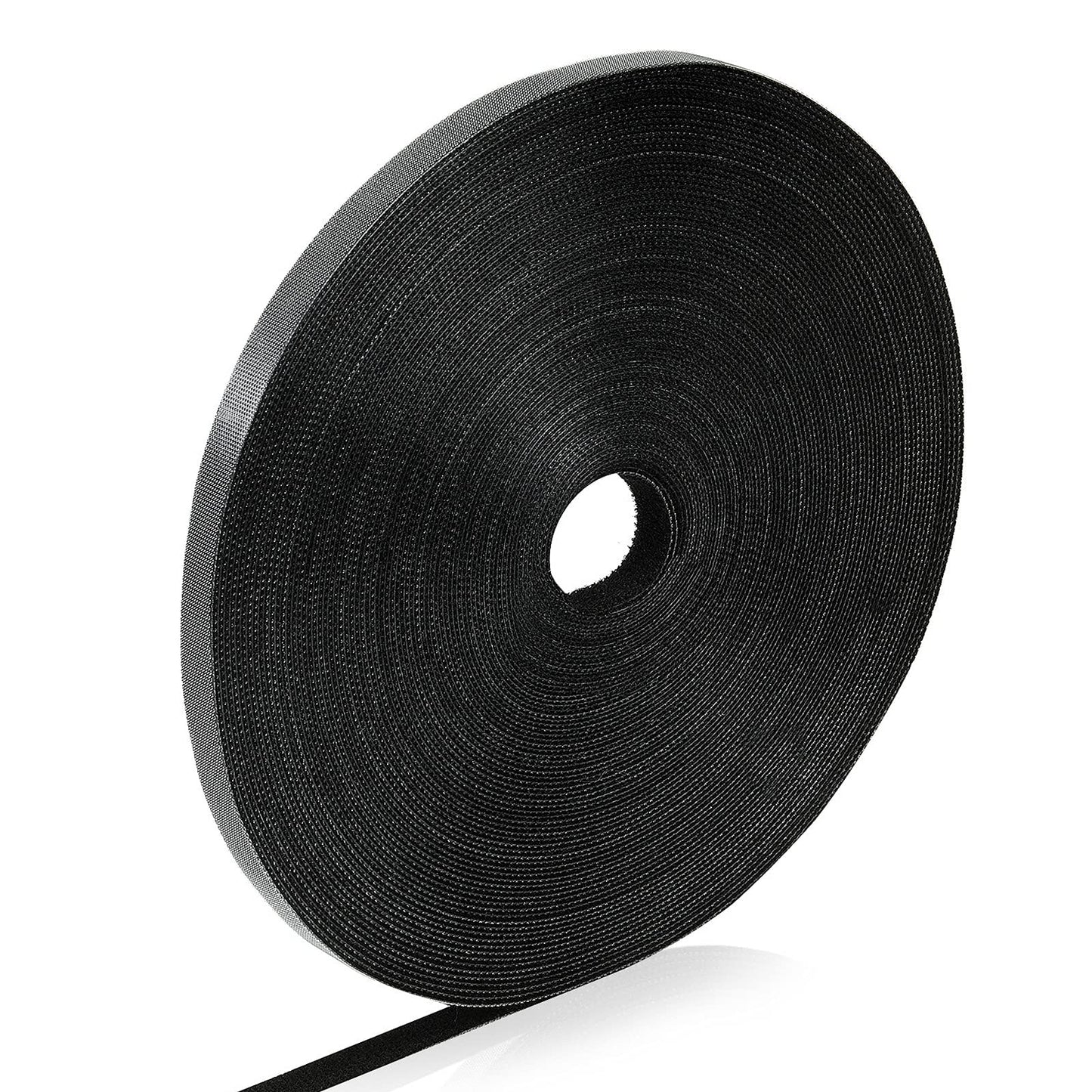 WILLBOND 1/2 Inch X 90 ft 1 Roll of Heavy Duty Industrial Hook and Loop Strap Roll, Reusable Nylon Cable Management Strap for Server Rack, Workshop, HVAC Wiring, Cable Organizer Wrap