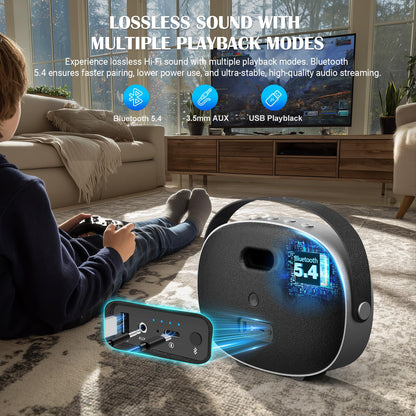 W-KING 96W Max Portable Loud Bluetooth Speaker with Lights