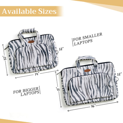 Maison d' Hermine Laptop Bag with Front Pocket Upto 15.5 inch Laptop Tablet
