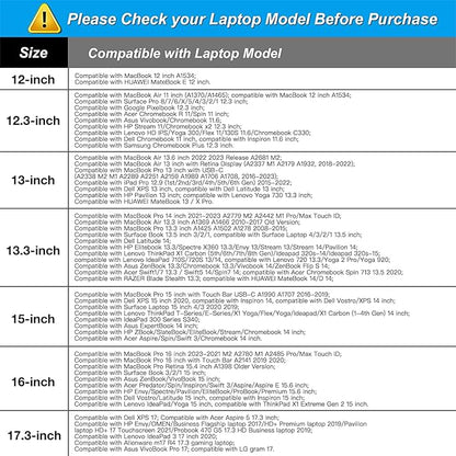 MOSISO Laptop Case 12.3 inch, 11.6-12.3 inch Laptop Sleeve Compatible with MacBook Air 11.6, Acer HP Dell Lenovo Samsung, Surface Pro, Polyester Vertical Computer Sleeve Bag with Pocket, Black
