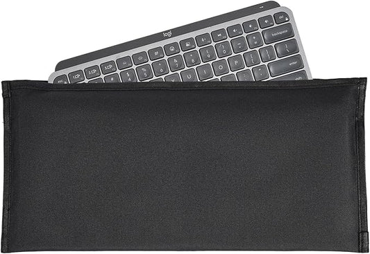 imComor Keyboard Dust Cover Sleeve Bag for Universal 60% 75% 80% Wireless/Wired Gaming PC Computer Keyboards Dust Cover, Logitech/Dell/Corsair/Redragon/Arteck/Apple Keyboard Protector-Black