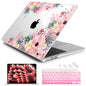 Batianda Case for MacBook Air 15" with M5 M4 M3 M2 Chip, Golden Lotus