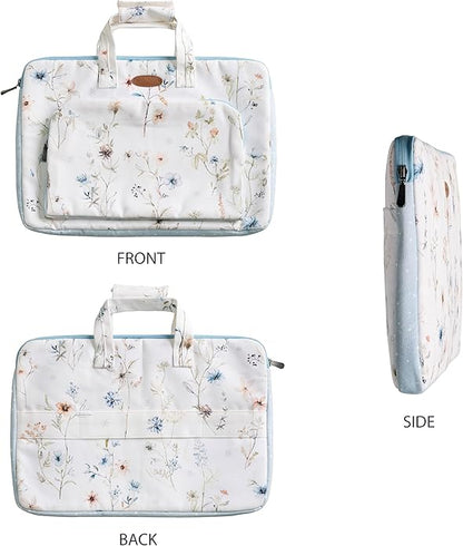 Maison d'Hermine Laptop bag with front pocket Stain and water repellent Cotton canvas