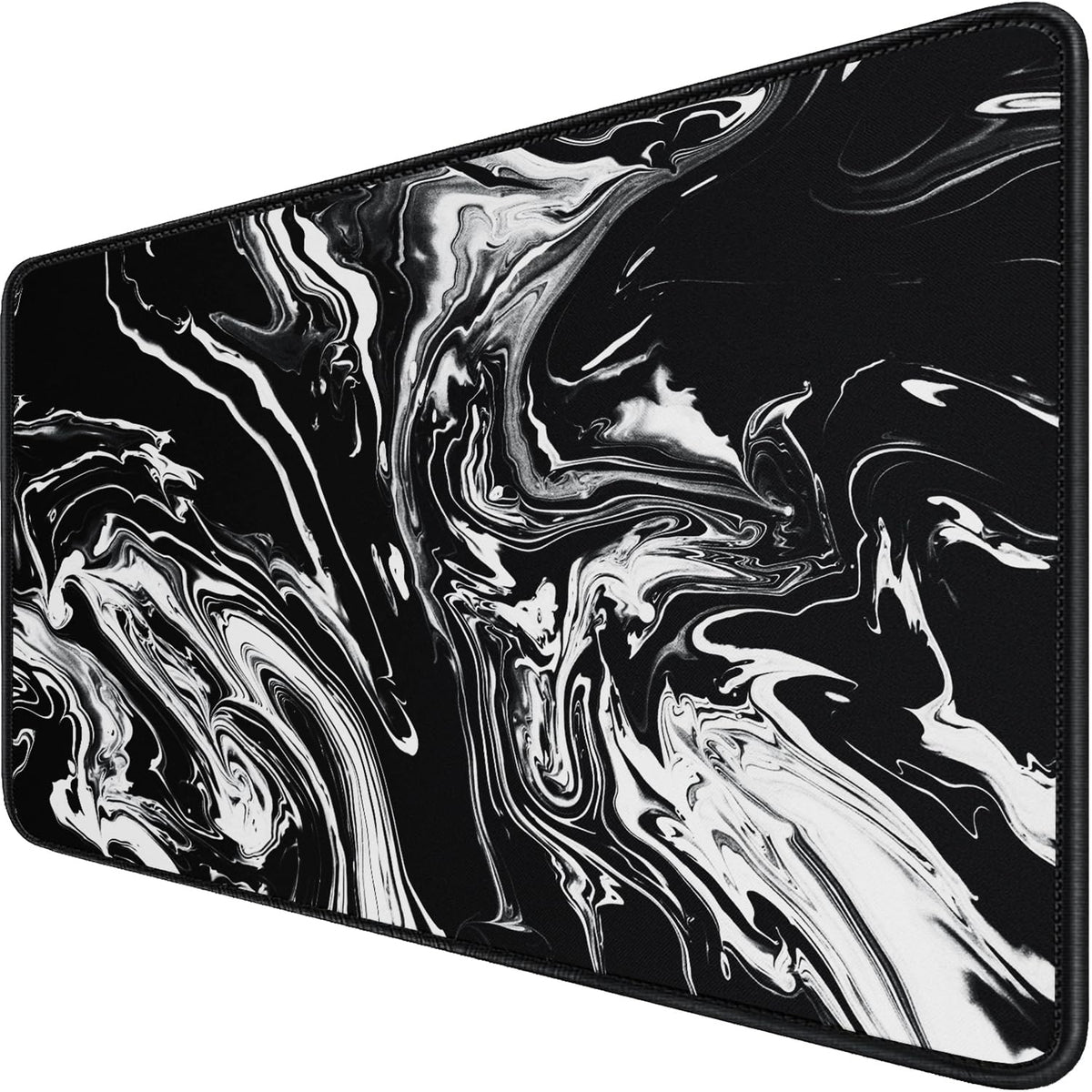 Large Mouse Pad with Stitched Edges, Durable Non-Slip Natural Rubber Base