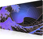 Mouse Pad, Large Ocean's Crest Leap Desk Mat, Extended Non-Slip Gaming Keyboard Mousepad Desk Pad, Thick Stitched Edges Waterproof Mouse Mat 31.5"x15.7" (Vaporwave Pop Art)