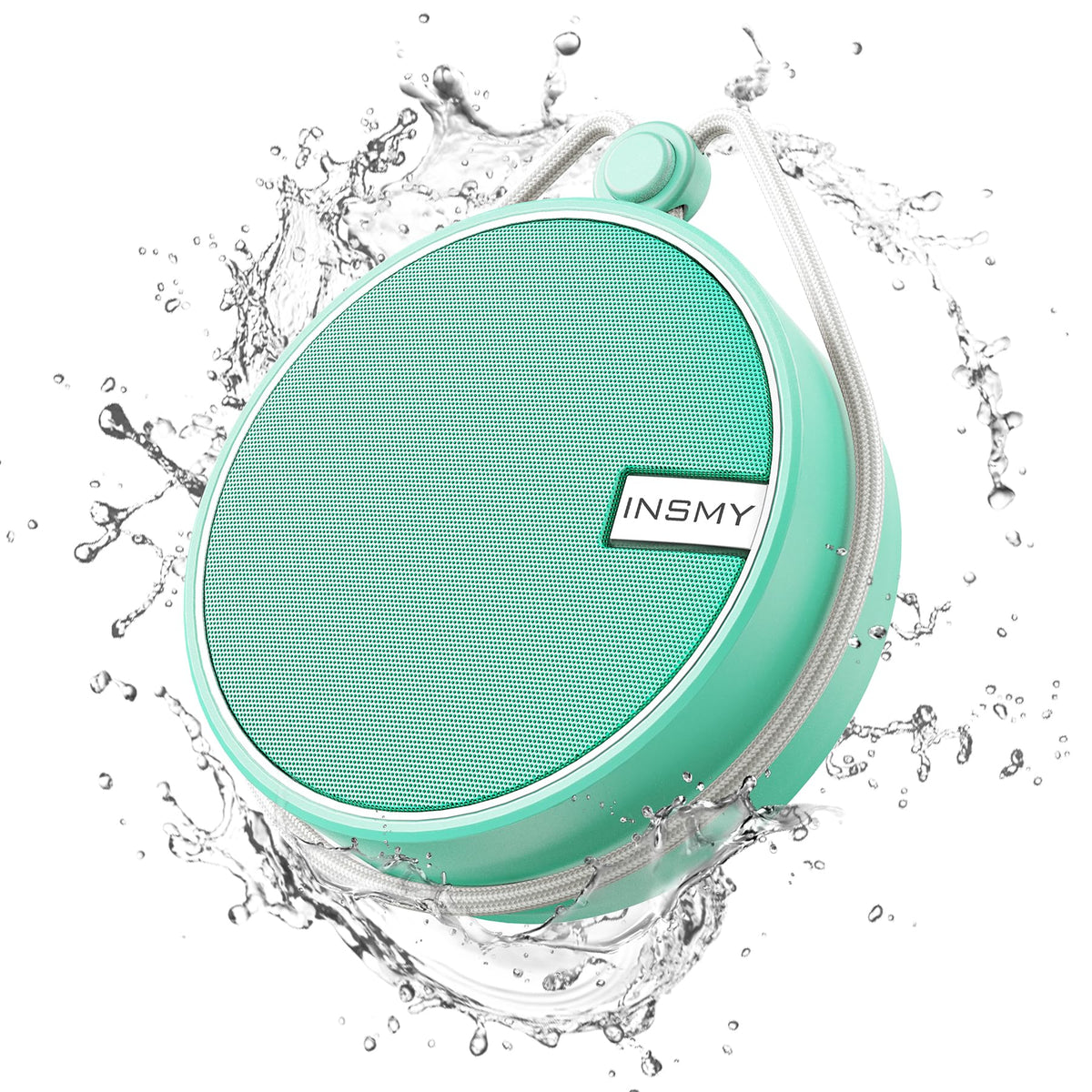 INSMY C12 IP67 Waterproof Shower Bluetooth Speakers Portable Small Speaker