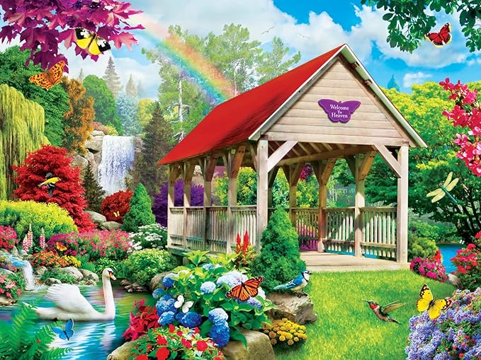 Masterpieces 300 Piece EZ Grip Jigsaw Puzzle - Welcome to Heaven - 18"x24"
