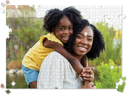 Photo Personalized Puzzle for Mother's Day - 1000 Piece - I See Me! (Horizontal/Landscape)