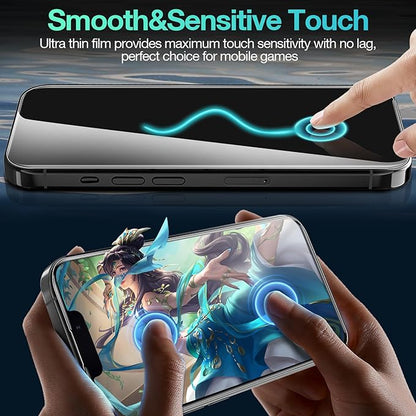 3 Pack Flexible Film Screen Protector for iPhone 12 Pro Max, Non-breakable Soft TPU Hydrogel Film for iPhone 12 Pro Max Screen Protector Film (NOT Glass)
