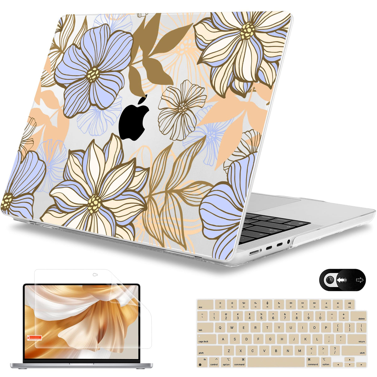 Mektron Case for 2026 M5 MacBook Pro 16 inch A3429 A3428 M4 A3403 A3186 M3 A2991 M2 A2780 M1 A2485 (2021-2025) Pro/Max with Liquid Retina XDR, Hard Shell Plastic Laptop Cover