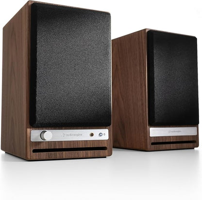 Audioengine HD4 Powered Bookshelf Speakers – Bluetooth 5.3 aptX Adaptive,