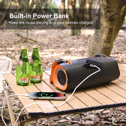 DOSS Extreme Boom Pro D100 Wireless Bluetooth Speaker, IPX6 Waterproof