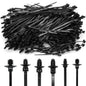 Semrien Push Mount Cable Ties Assorted Sizes Push Mount Zip Ties, 240 Pcs