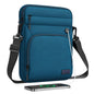 MoKo 15 Inch 360° Protective Laptop Sleeve Shoulder Bag with Earphone Port
