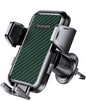 Air Vent Car Phone Holder, Adjustable Wide Clamp, Metal Hook, Anti-Shake
