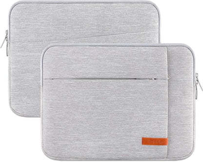 Lacdo Tablet Sleeve Case for 13 inch New iPad Air M3 M2 2025-2024, 13 inch New iPad Pro M4 2024, 12.9" iPad Pro 6 5 4 3 with Magic Keyboard and Smart Keyboard Folio, Water-Resistant Tablet Bag, Gray