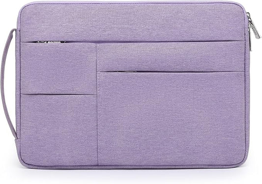 HYZUO 13.3-14 Inch Laptop Sleeve Bag for MacBook Pro 14 M5-M1, MacBook Air/Pro 13, 13.8-13 Surface Laptop/Book, Portable Notebook Case for 13" HP Dell Lenovo ThinkPad Asus Acer Samsung, Lilac Purple