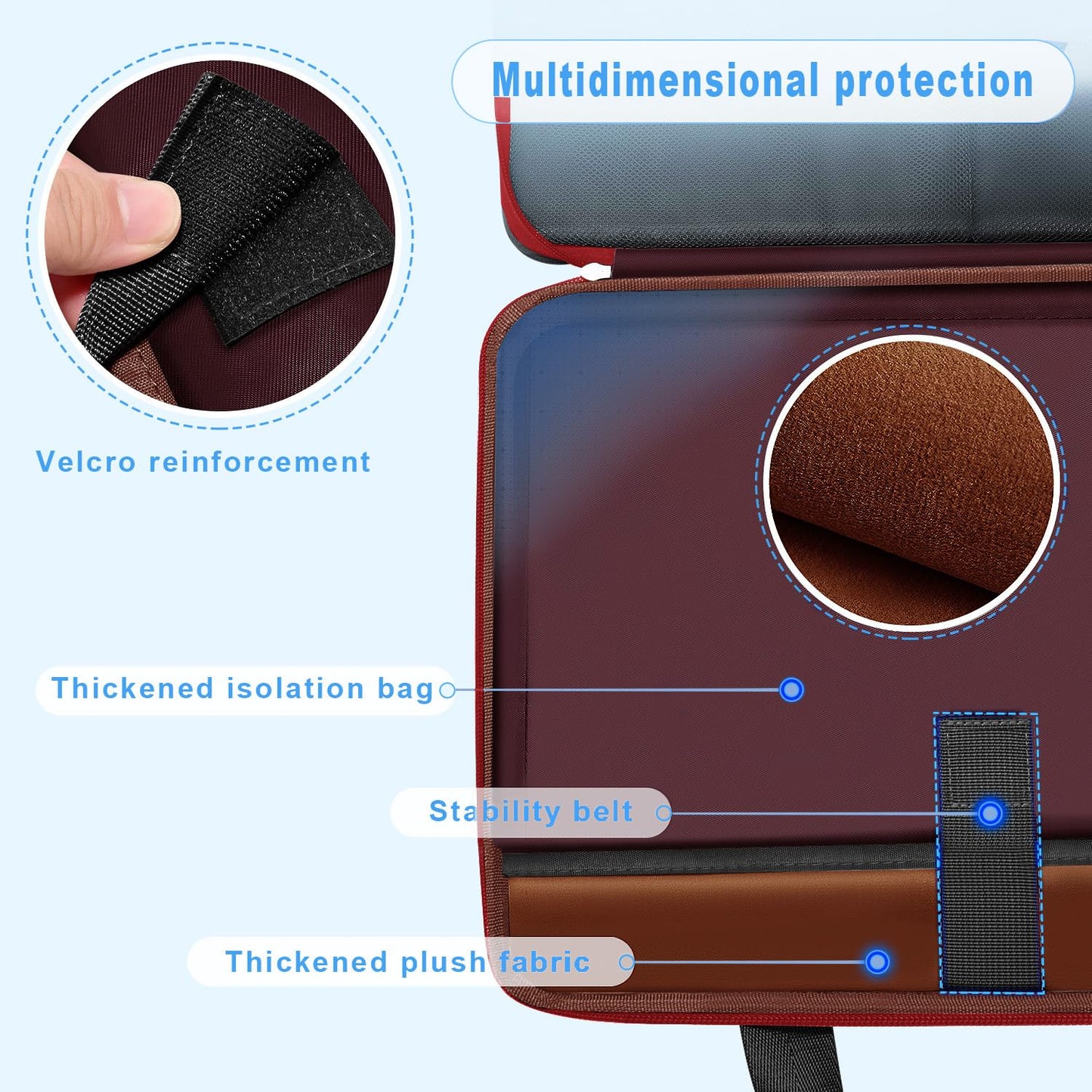 ZINZ Slim Expandable Laptop Case 15.6 Inch Sleeve Upgraded Protective Durable Recycled Carrying Case Compatible with MacBook 15" & 16" and Most 15" 15.6" 16" Notebook,B01K02
