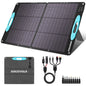 SOKIOVOLA 200W Portable Solar Panels for Power Station, IP68 Waterproof ETFE Foldable Solar Panel Kit 25% High Conversion Efficiency Solar Panel for Camping Outdoor RV Blackout
