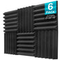 JBER 24 Pack Acoustic Panels Studio Foam Wedges Soundproof Padding
