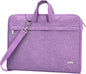 Voova Laptop Bag 15.6 Inch, Waterproof Computer Sleeve Carrying Case with Shoulder Straps & Handle Compatible with Macbook Air 15 M2/M3/M4, MacBook Pro 15/16, 15-16 Inch Hp Dell Lenovo Asus, Lavender