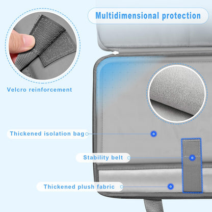 ZINZ Expandable Laptop Case 15.6 Inch Sleeve, Protective Carrying Case Compatible with MacBook Neo 16", MacBook Pro 16"/15.4", Dell XPS 16" and Most 15" 15.6" 16" Notebook，G01DG01