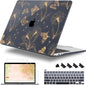 Case for MacBook Pro 13 inch with/Without Touch Bar (2016-2022, M2 A2338 M1 A2289 A2251 A2159 A1989 A1706 A1708), Hard Shell + Keyboard Cover + Dust Plug, Butterflies