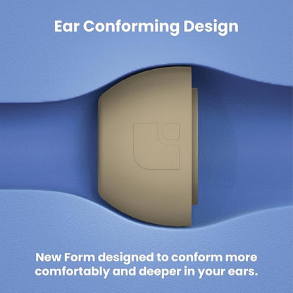 Foam Masters Ultra-Premium Memory Foam Ear Tips for AirPods Pro 1st & 2nd Gen | 3 Pairs | Black Magic Ver 6.0 | Secure | Comfort | Better Noise Cancel | Replacement Buds – FDE Tan, Small