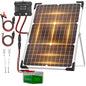 Voltset 20W 12V Solar Panel Battery Charger Trickle Maintainer Kit