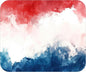 Decorative Colorful Mouse Pad Mat Mousepad for Desk Computer Laptop PC Gaming Home or Office Gift (Red White Blue MP53)