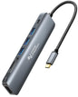 CableCreation 8K HDMI USB C Hub for MacBook Pro, 5-in-1 USB C Multiport Adapter with 100W PD, 3 USB 3.0 Ports, 8K 30Hz/4K 120Hz HDMI, Compatible with Steam Deck, Surface Pro, XPS and More - Space Grey