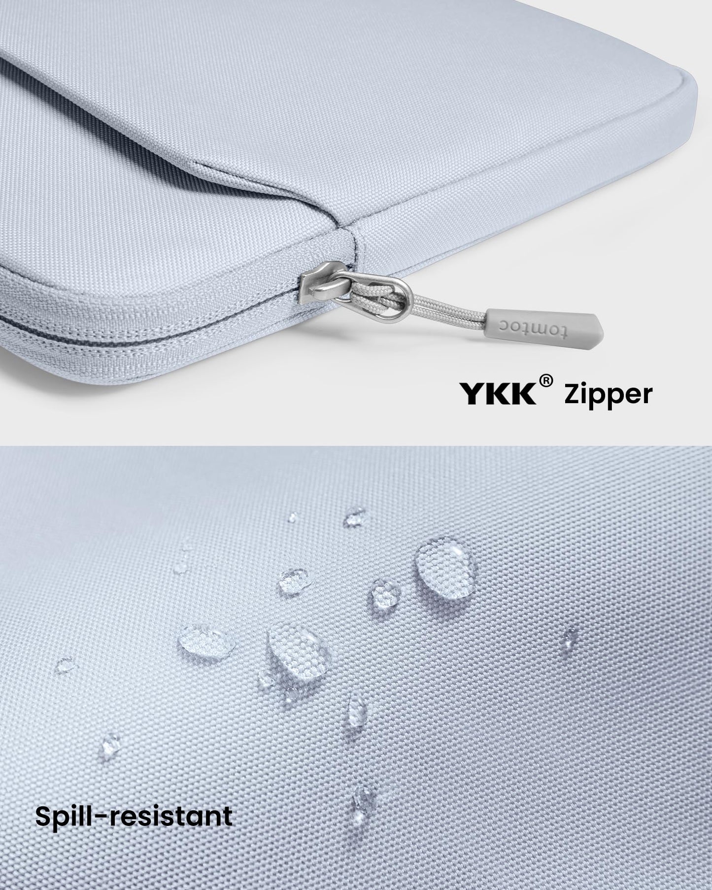 tomtoc Slim Laptop Sleeve for 14-inch MacBook Pro M5/M4/M3/M2/M1 Pro/Max 2026-2021, Water-Resistant Protective Case for 13.8 Inch Surface Laptop AI PC, Accessory Bag