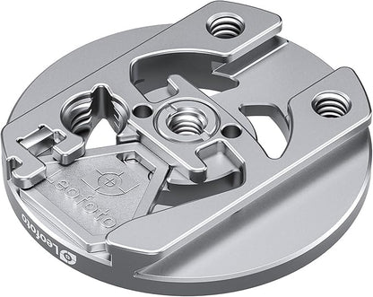 LEOFOTO PM-01 Magnetic Plate for Phones, Phone Stand with Hidden Tool, 1/4" and 3/8" Screw Hole, ARRI and Arca Compatible