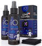 iO CLEAN Eyeglass Cleaner Spray, Glasses Cleaning Kit, 2 Bottles, 2 Cloths
