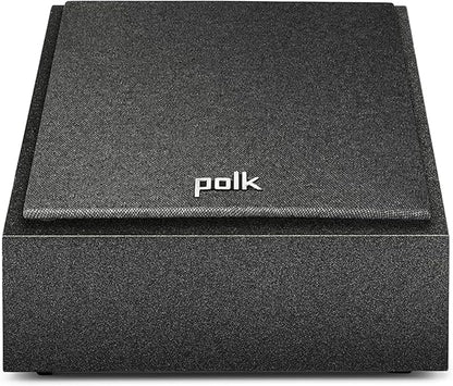 Polk Monitor XT90 Hi-Res Height Speaker Pair for 3D Sound Effect - Dolby Atmos-Certified, DTS:X and DTS Virtual:X Compatible 4" Dynamically Balanced Woofer, Midnight Black