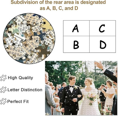 Personalized Photo Puzzle with Glossy Finish – Custom Jigsaw Puzzle 120/200/300/500/1000/1500 Pieces for Family, Couples, Pets, Birthdays, and Weddings (1500-Horizontal)