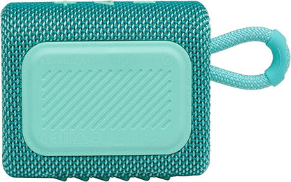JBL Go 3 - Portable Mini Bluetooth Speaker, big audio and punchy bass, IP67 waterproof and dustproof, 5 hours of playtime, speaker for home, outdoor and travel (Teal)