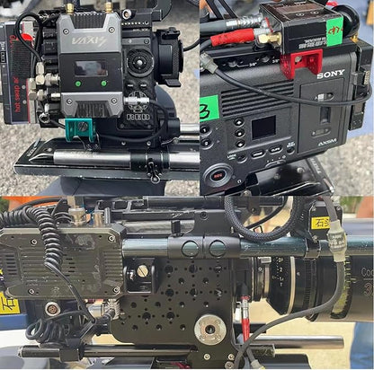 Block 3/8" Thread Bracket Lock Mounting Adapter for ARRI Sony RED Camera Lens Motor Teradek Wireless Black