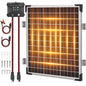 Voltset 20W 12V Solar Panel Battery Charger Trickle Maintainer Kit