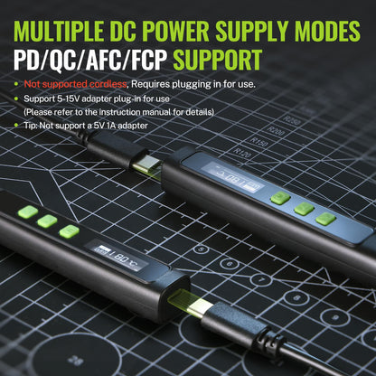 WORKPRO DC Soldering Iron Kit, Fast Heating Soldering Iron Pen with 3 Tips