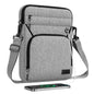 MoKo 15 Inch 360° Protective Laptop Sleeve Shoulder Bag with Earphone Port