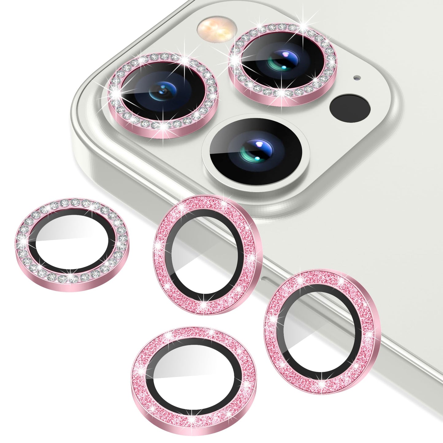 AGVEE 3+3 6 Pack for iPhone 13 Pro & Max Camera Lens Protector Cover