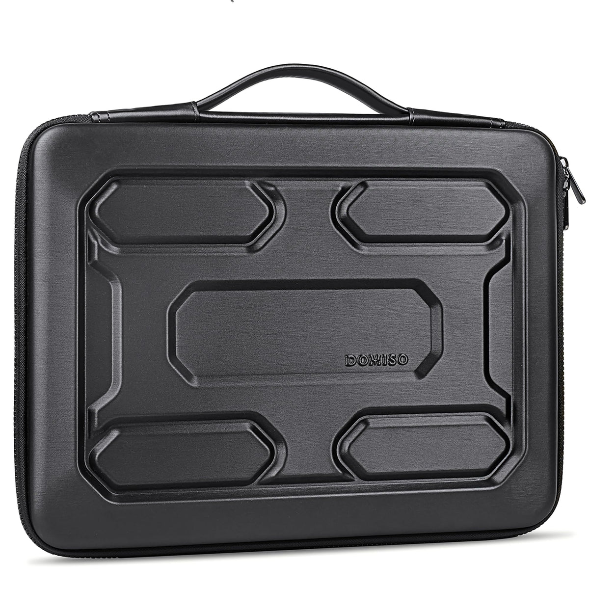 DOMISO 17 inch Laptop Sleeve with Handle Shockproof Waterproof EVA Protective Case for 17.3" ZBook Fury 17.3 G8/MSI GS73VR Stealth Pro/HP Envy 17/LG Gram 17"/ROG Strix GL702VS, Orange