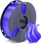 SUNLU 3D Printer Filament PETG Filament 1.75mm, Less Stringing Good Layer Adhesion High Toughness, PETG Filament 1.75 ±0.02mm, 1kg Spool(2.2lbs), Transparent Purple