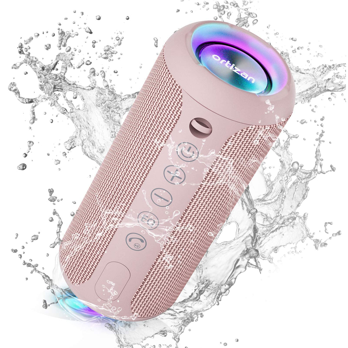 Ortizan X10 Portable Bluetooth Speaker, IPX7 Waterproof, Wireless, Teal